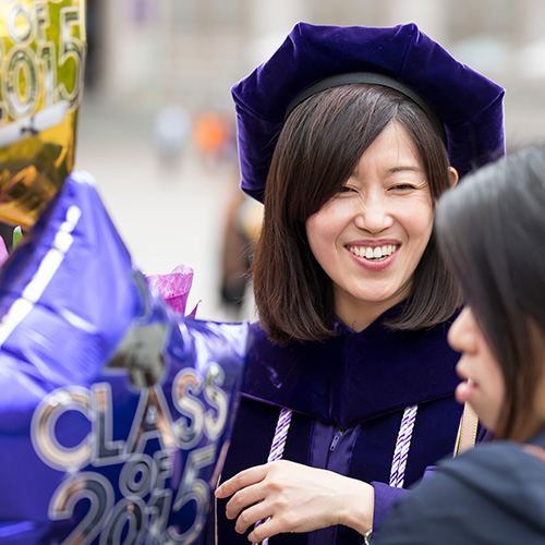 Nursing student doctoral graduate